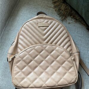ALDO Quilted Beige Backpack